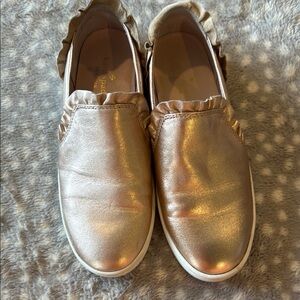 Kate Spade Gold Sneakers Sleek and Stylish